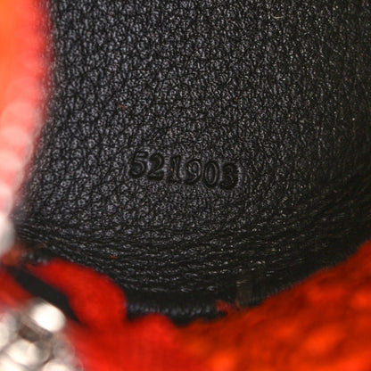 Loewe Raffia Mini Bunny Crossbody Bag Orange 6 of 11