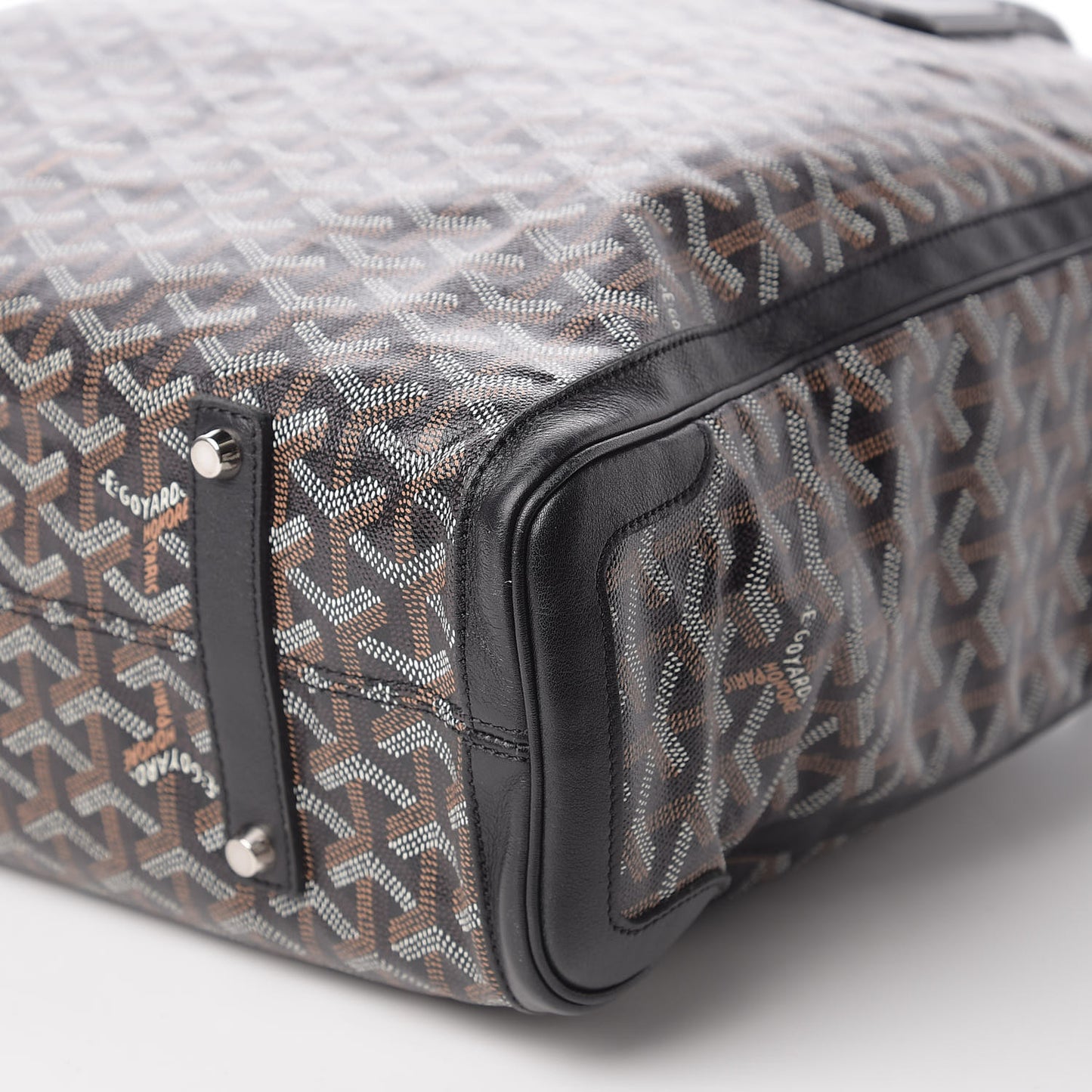 Goyardine Voltaire Tote Black