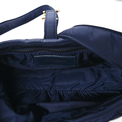 Saint Laurent Econyl Nylon Le 5 A 7 Hobo  Navy 4 of 8