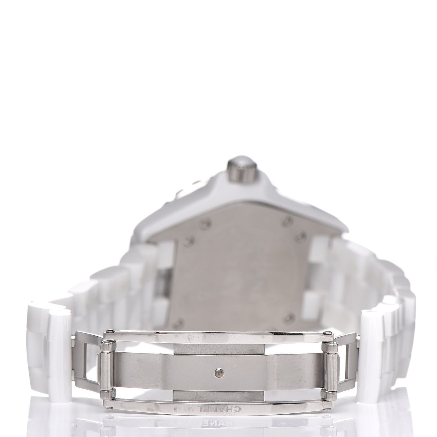 Stainless Steel Ceramic 33mm J12 Quartz Watch White