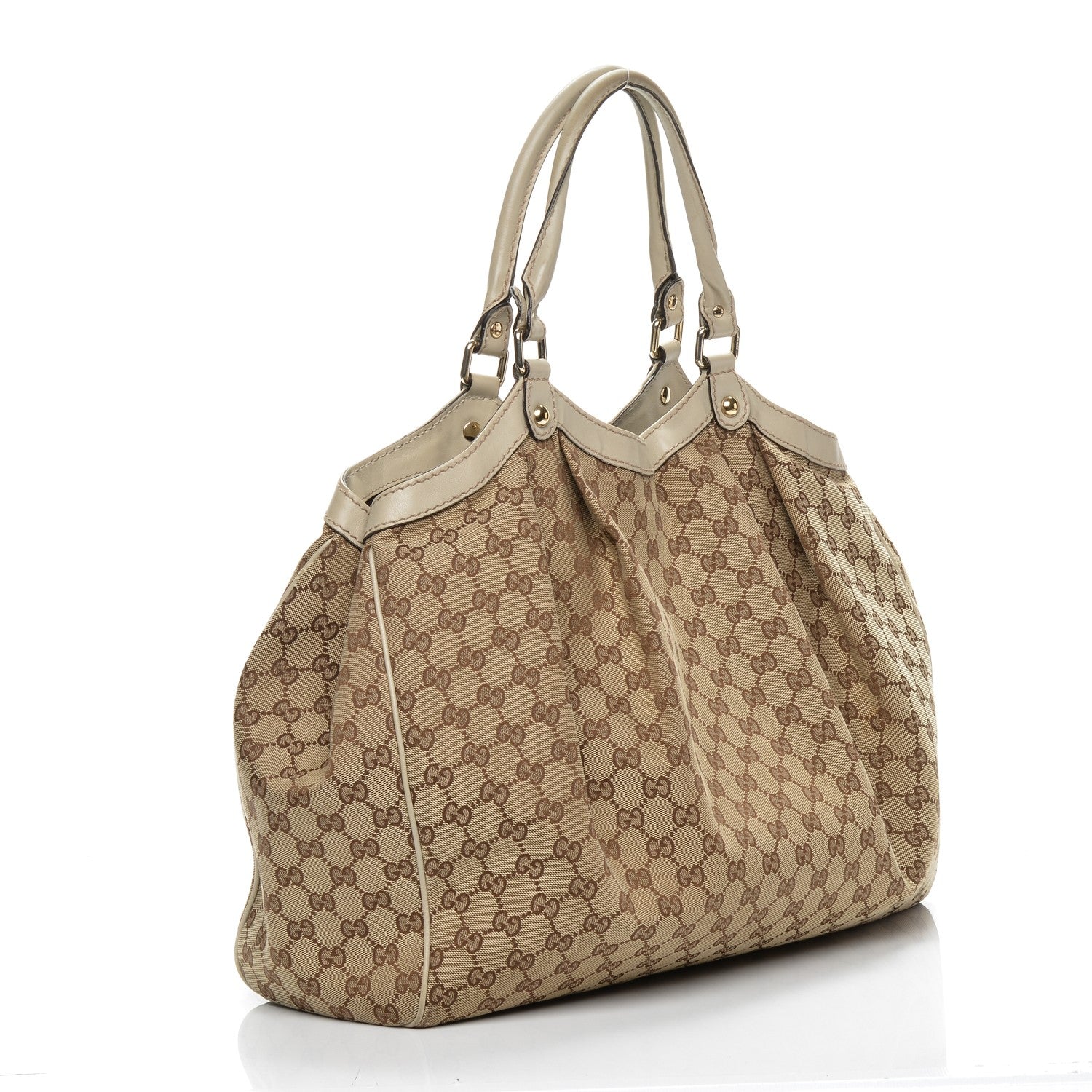 Gucci Monogram Large Sukey Tote Off White 3 of 7