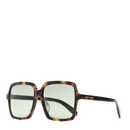 Saint Laurent Oversized SL174/F Sunglasses Tortoise 1 of 8