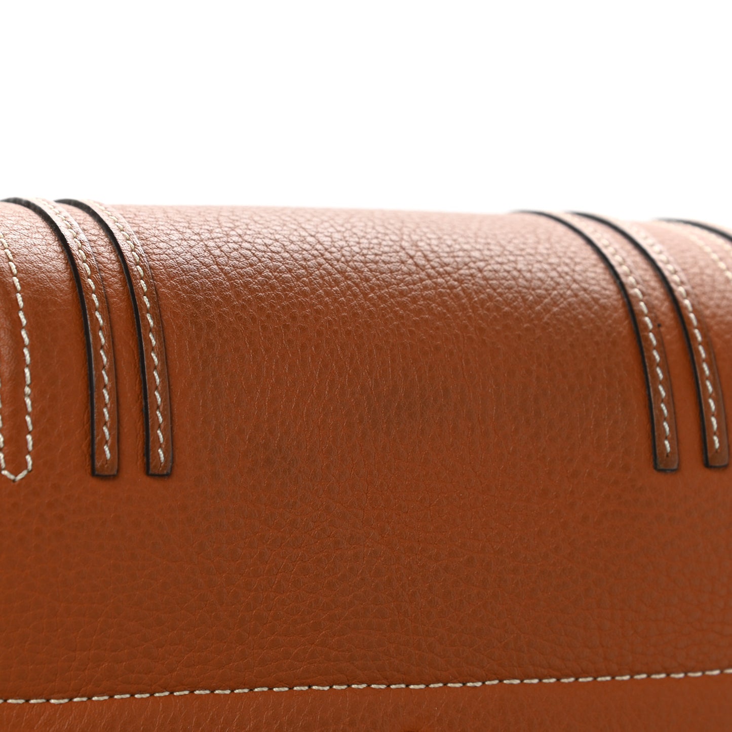 Raffia Calfskin Marcie Basket Tan