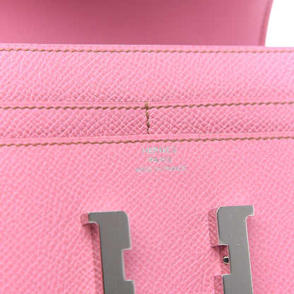 Hermes Epsom Constance Short Wallet 5P Pink 6 of 7