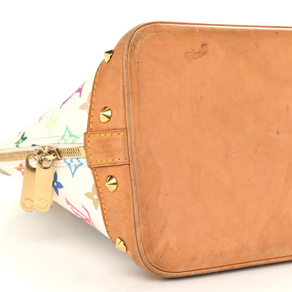 Louis Vuitton Monogram Multicolor Alma White 8 of 13