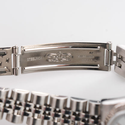 Rolex Stainless Steel 18K White Gold 26mm Oyster Perpetual Datejust Watch White Roman 179174 7 of 7