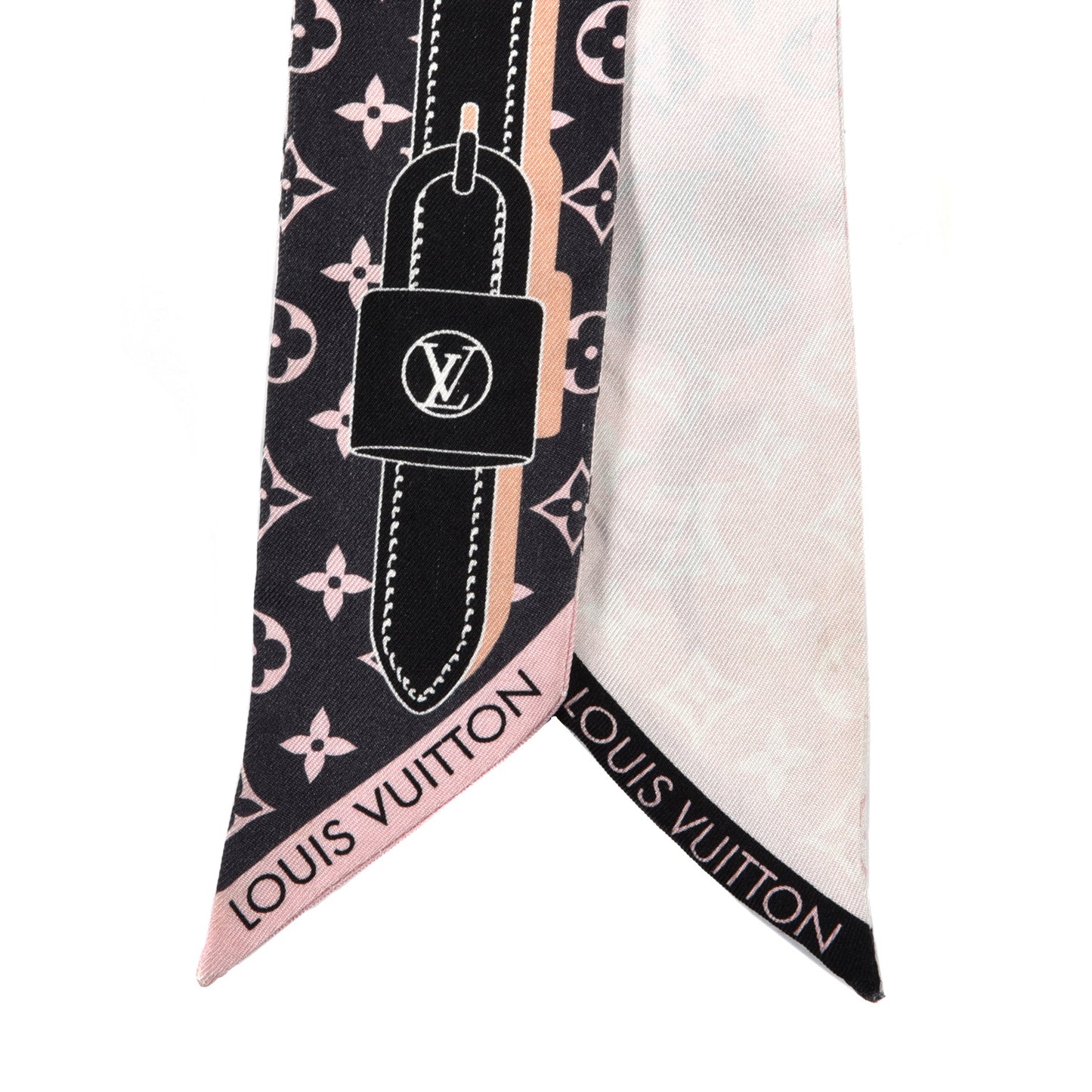 Silk Monogram Rising Confidential BB Bandeau Black Rose