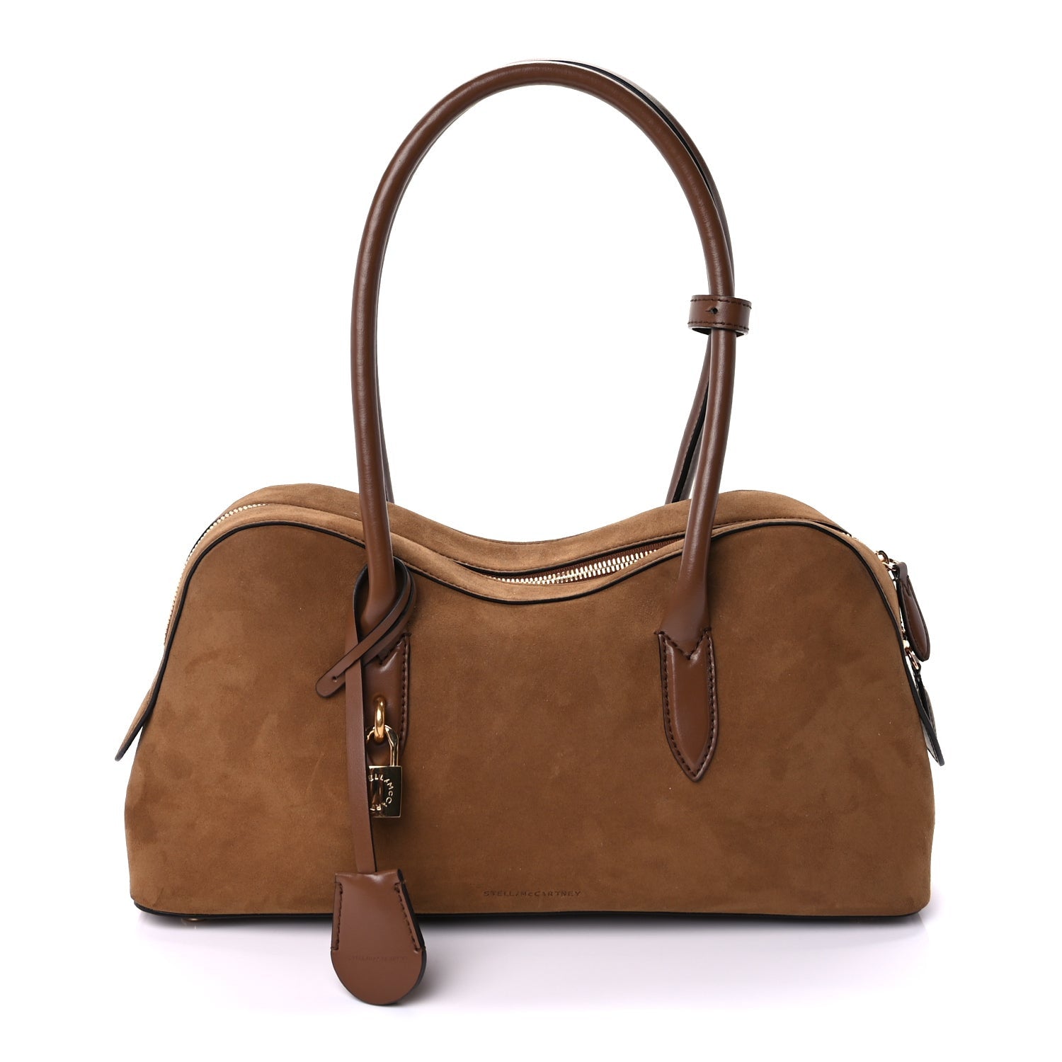 Stella McCartney Vegan Suede Ryder Shoulder Bag  Brandy 1 of 8