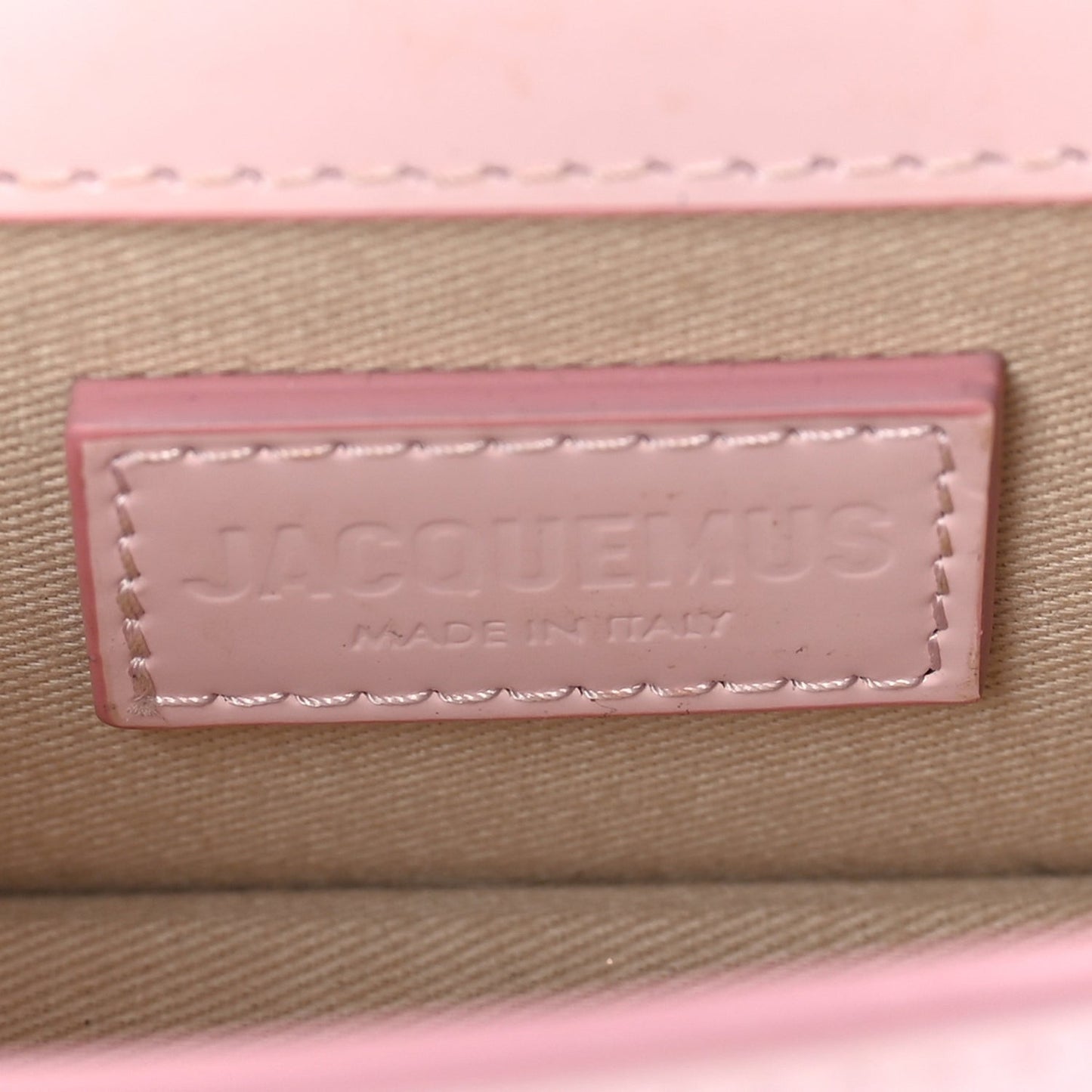 Glazed Calfskin Le Bambino Pale Pink Pale Pink