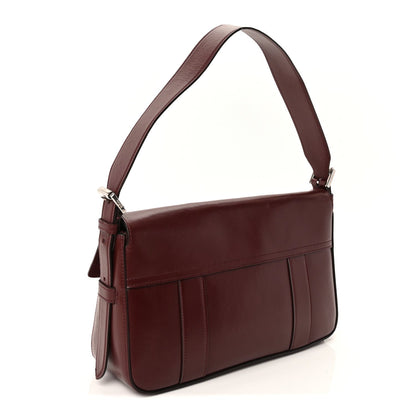 Mulberry Shiny Smooth Calfskin East West Bayswater  Black Cherry 2 of 8
