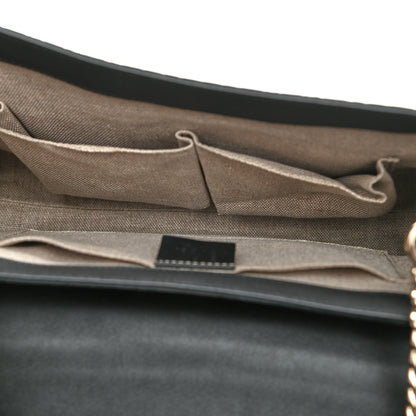 Gucci Microguccissima Medium Emily Chain Shoulder Bag Black 5 of 10