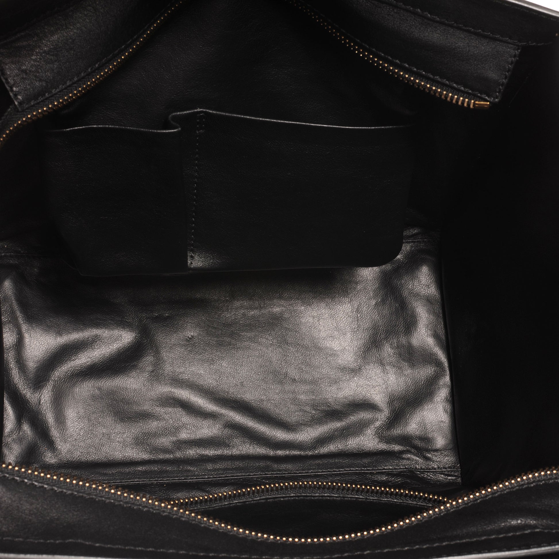 Celine Denim Mini Luggage Navy Black 5 of 8