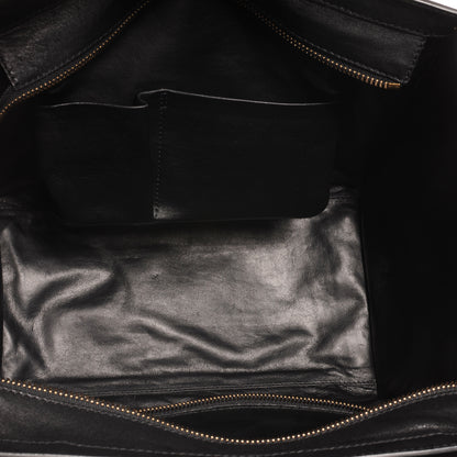 Celine Denim Mini Luggage Navy Black 5 of 8