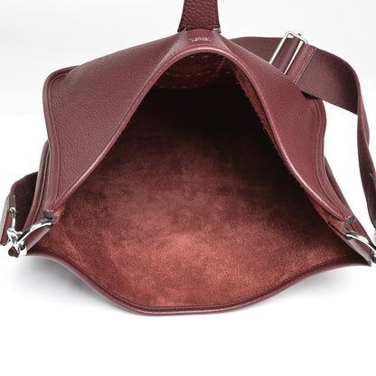 Hermes Taurillon Clemence Evelyne III GM Bordeaux 5 of 7