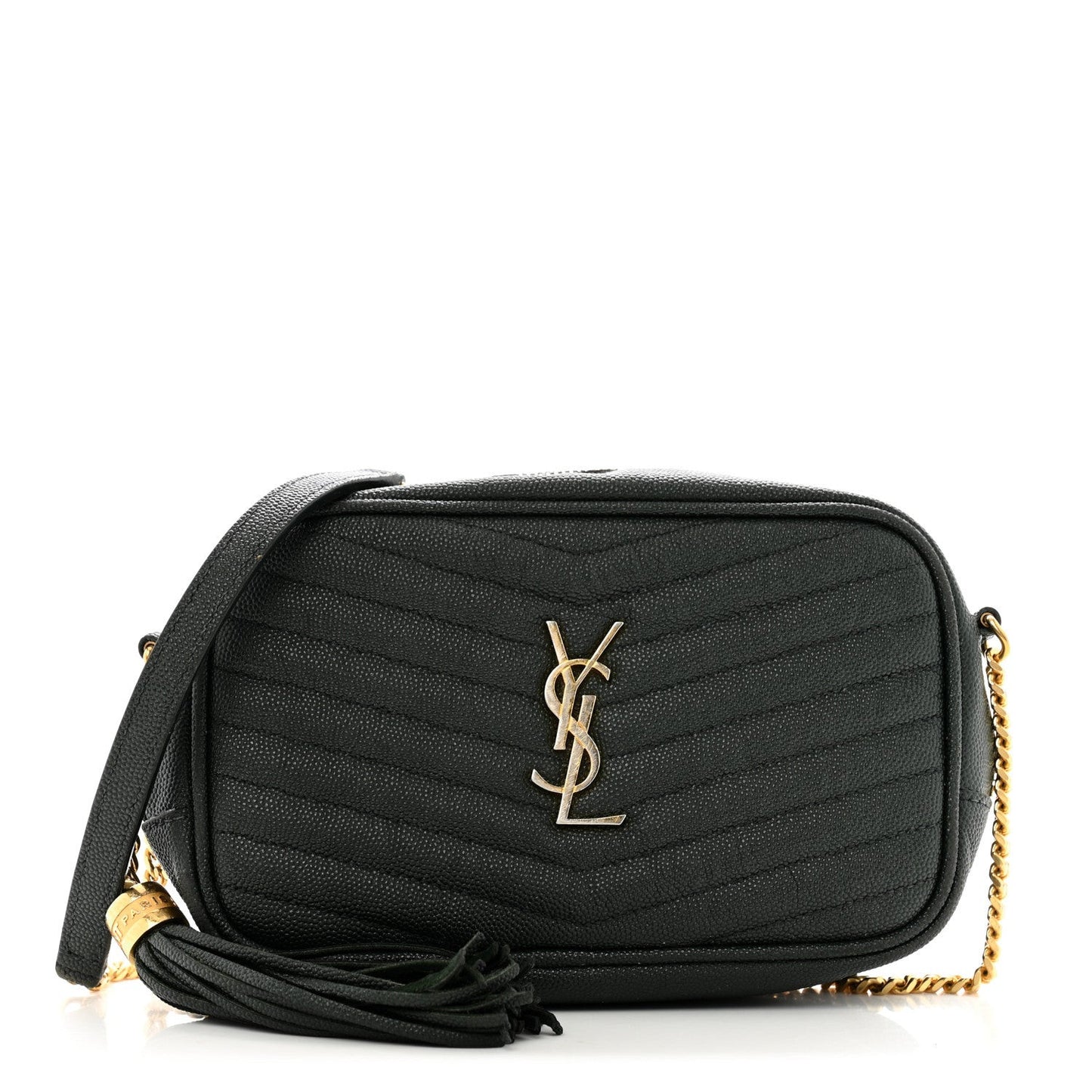Grain De Poudre Matelasse Monogram Mini Lou Camera Bag New Vert Fonce