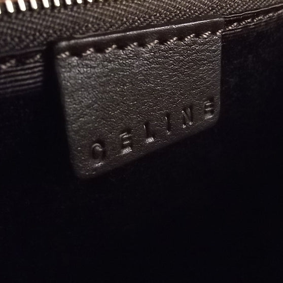 Celine Crocodile Embossed Leather Trunkette Bag Chocolate Brown 7 of 8