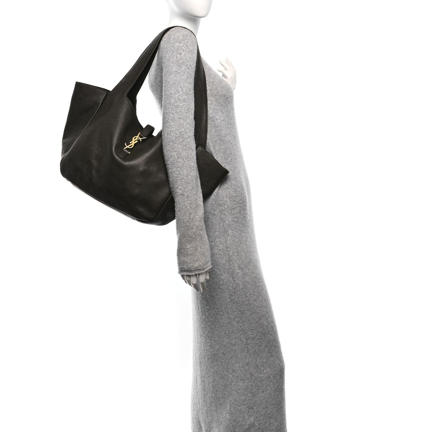 Grained Deerskin Bea Tote Musk