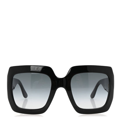 Gucci Acetate Square Frame Sunglasses GG0053S Black 2 of 7