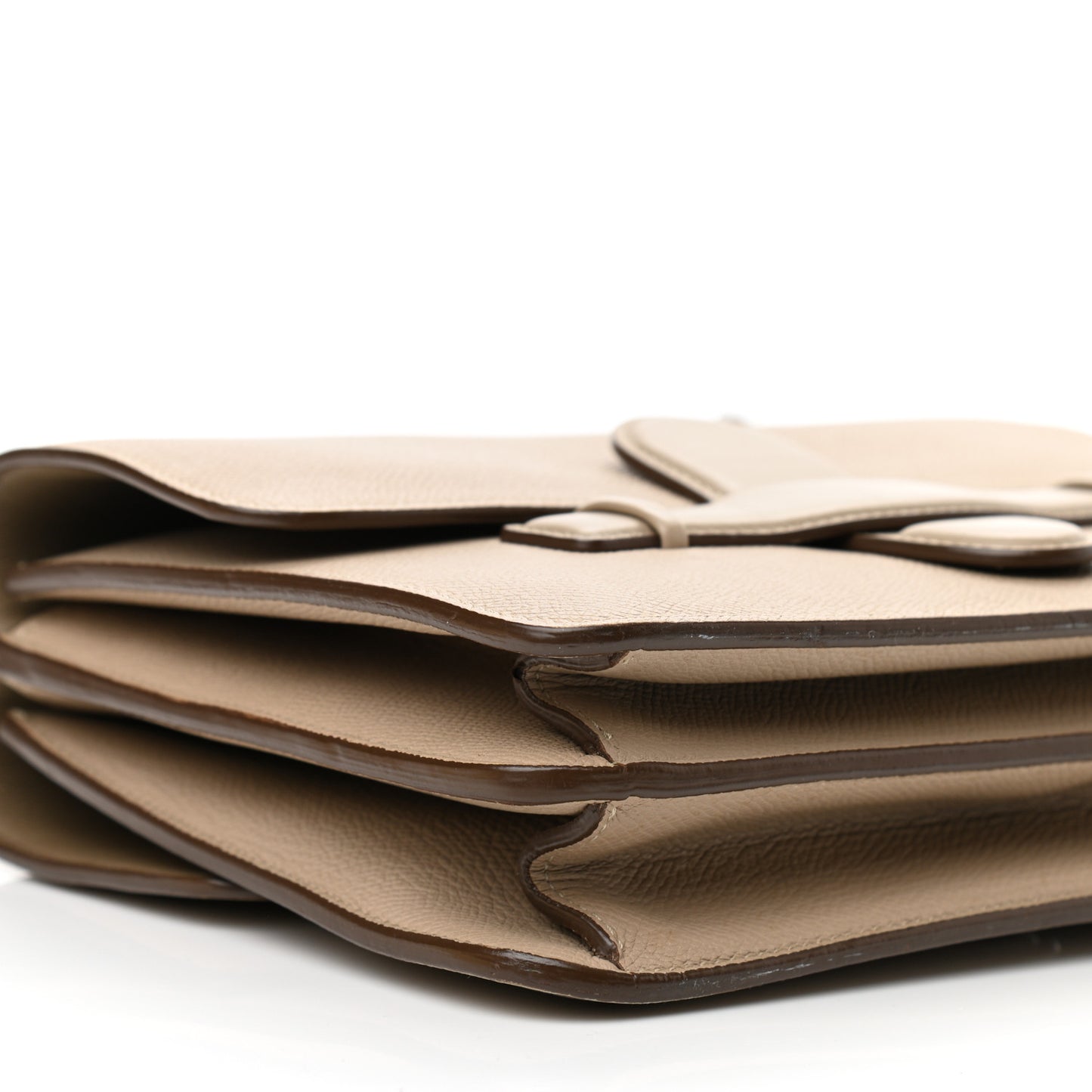 Baby Grained Calfskin Medium Symmetrical Bag Taupe