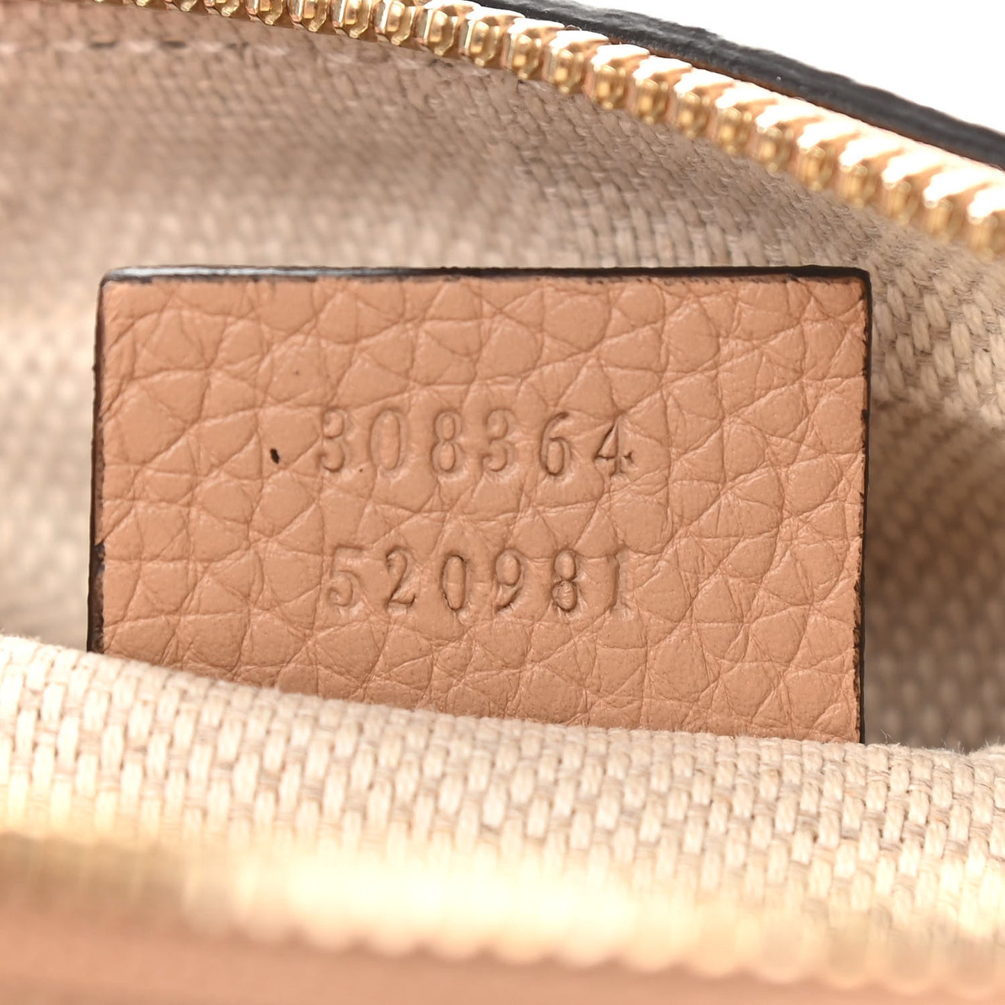 Pebbled Calfskin Small Soho Disco Bag Camelia