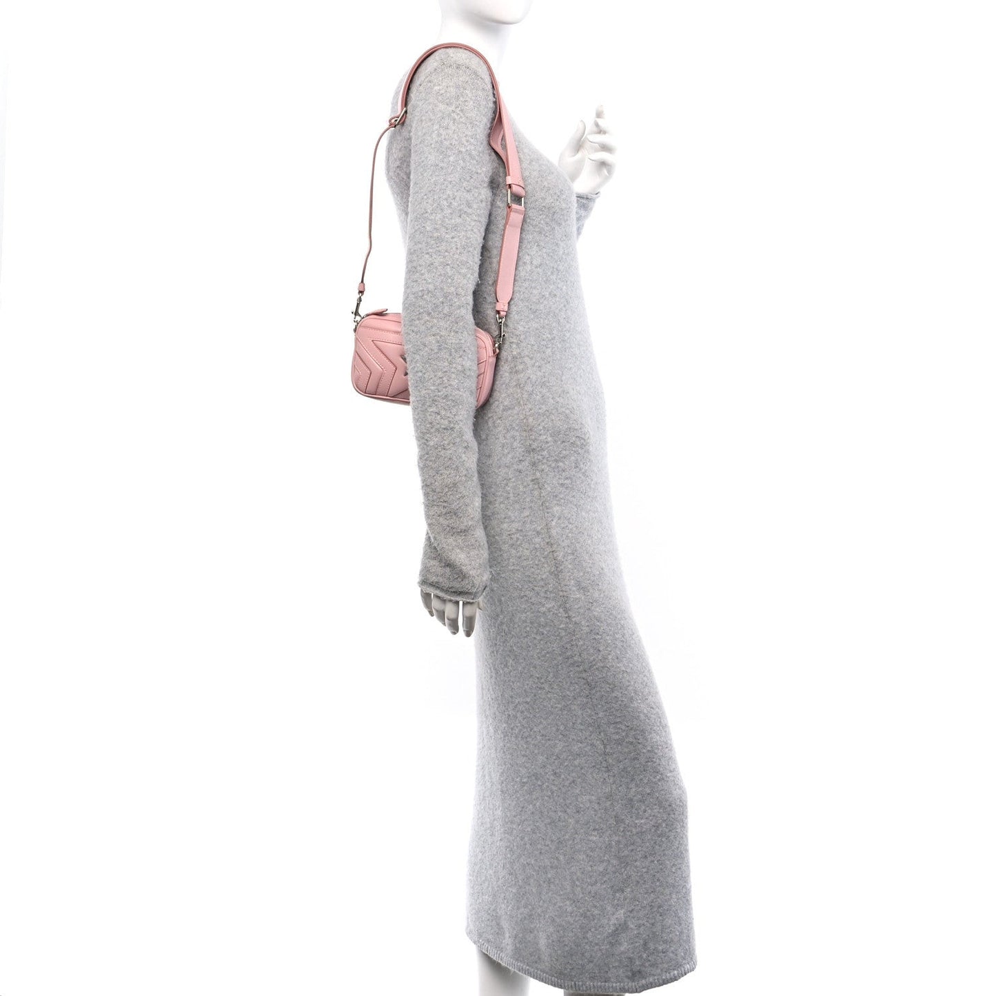 Eco Alter Nappa Star Patch Belt Bag Pink