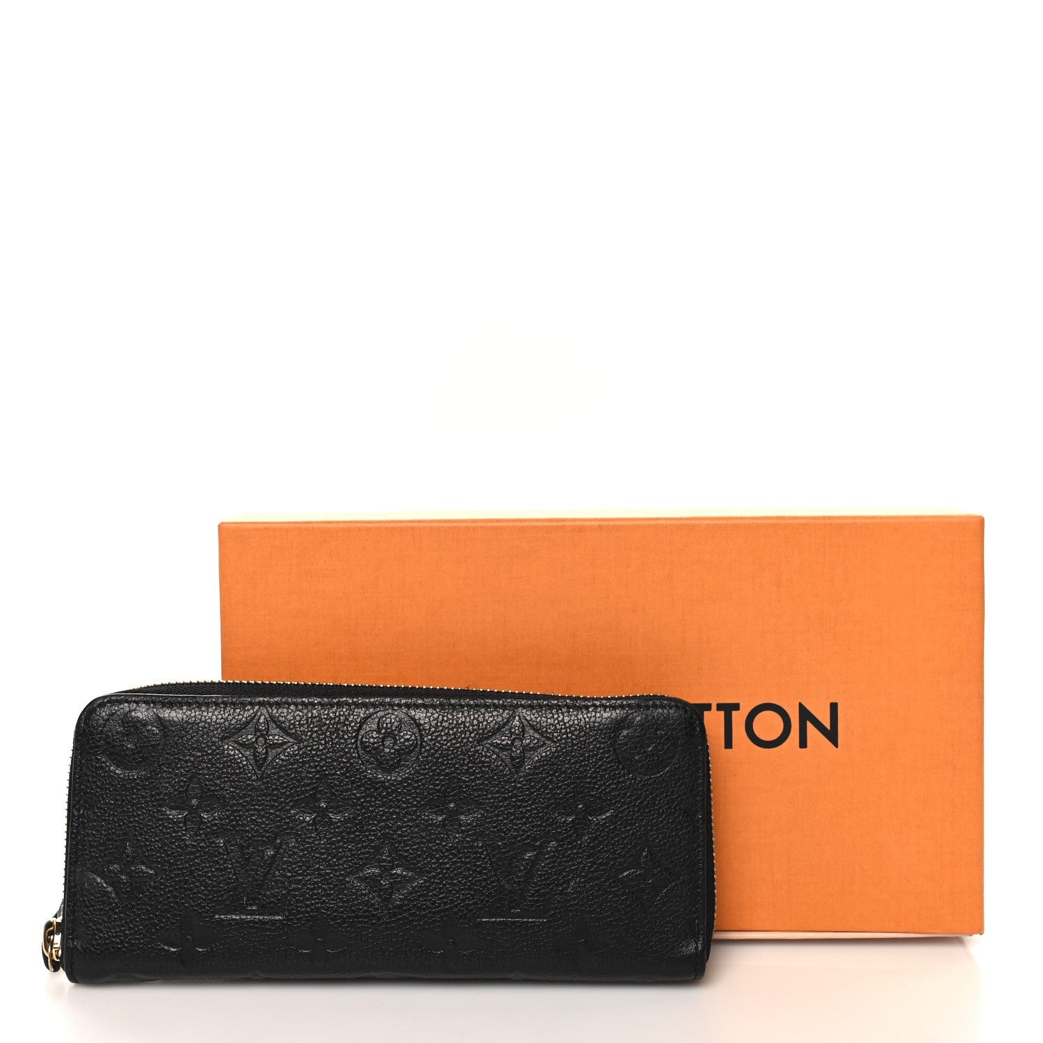 Louis Vuitton Empreinte Clemence Wallet Black 7 of 7