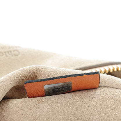 Chloe Calfskin Patchwork Medium Faye Shoulder Bag Caramel 8 of 8