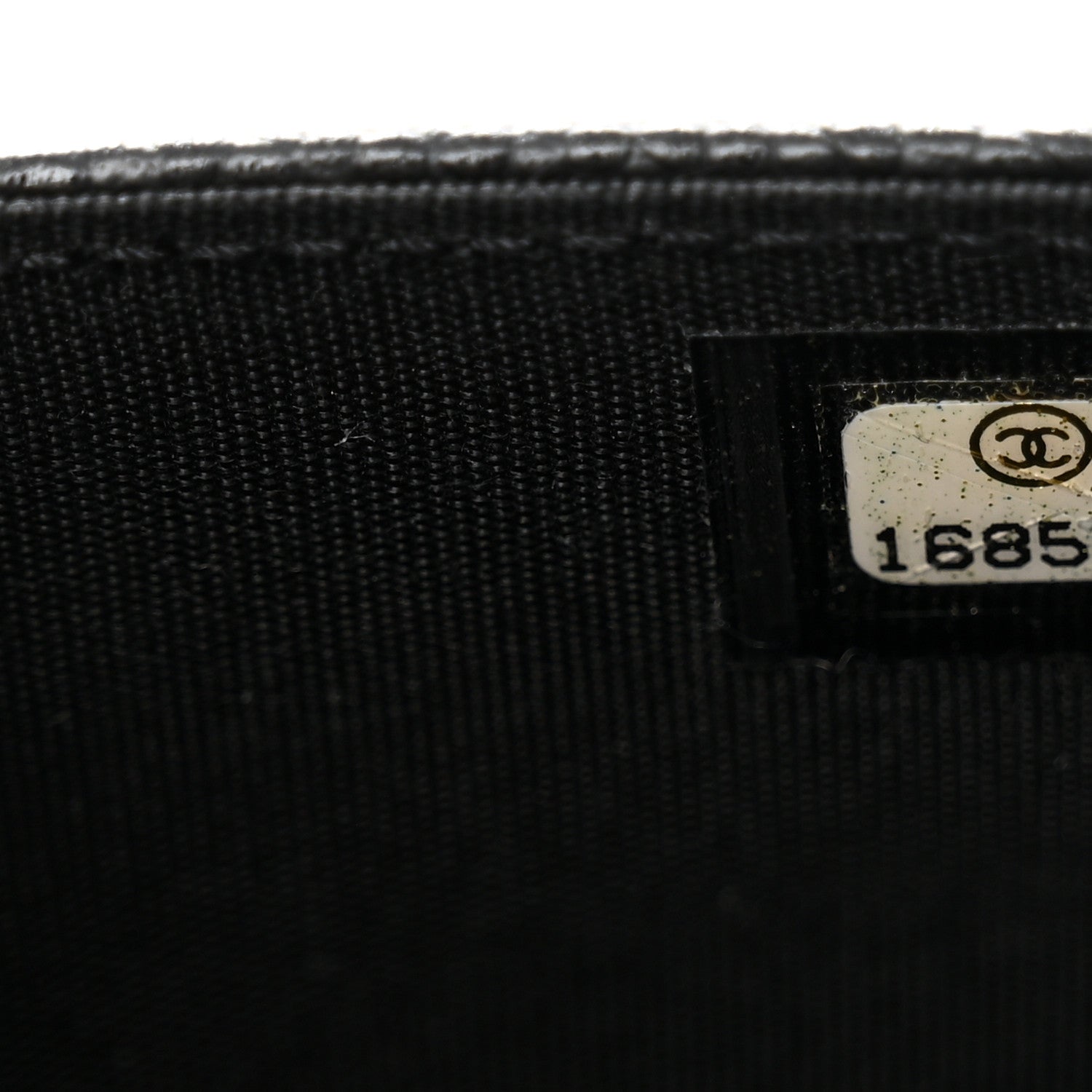 Chanel Caviar Timeless CC Wallet On Chain WOC Black 8 of 11