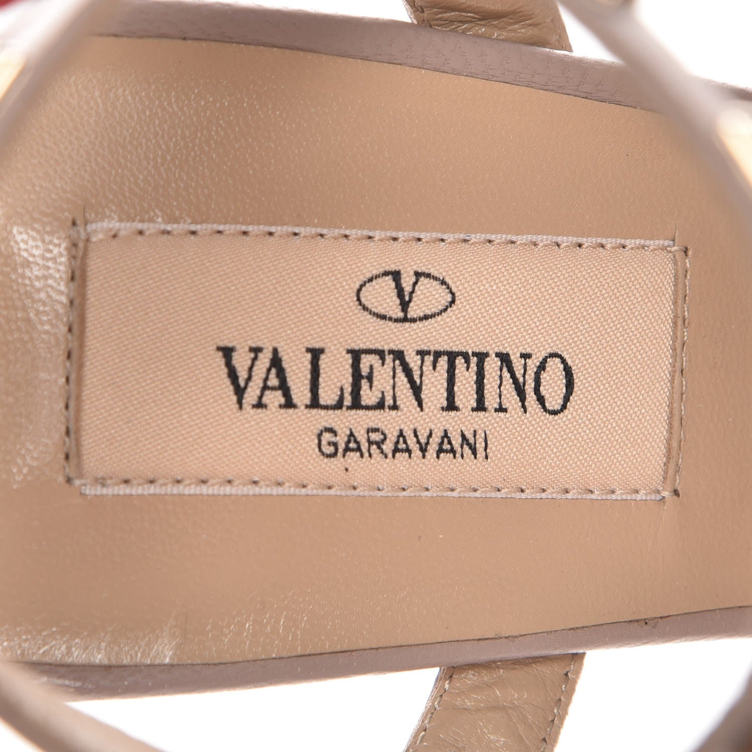 Valentino Garavani Calfskin Nappa Rockstud Ankle Strap 65mm Pumps 37 Crimson Poudre 7 of 8