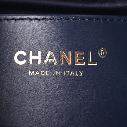 Chanel Denim Quilted Small  25 Handbag Dark Blue 5 of 8
