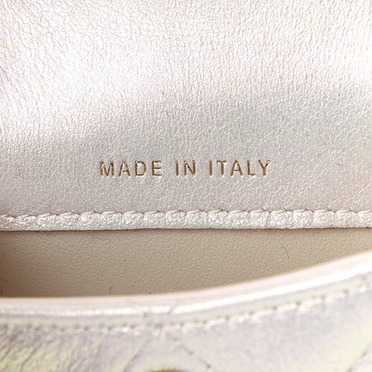 Chanel Iridescent Lambskin Quilted Airpods Pro Case Ivory 7 of 9