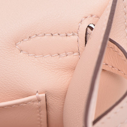 Hermes Swift Kelly Pochette Clutch Rose Eglantine 12 of 23