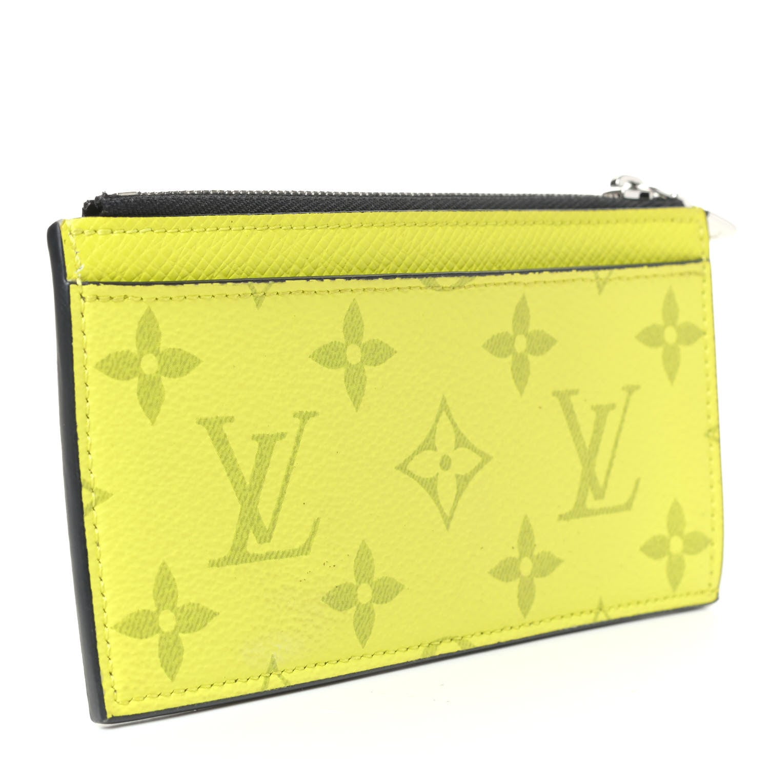 Louis Vuitton Monogram Taiga Coin Card Holder Yellow 2 of 4