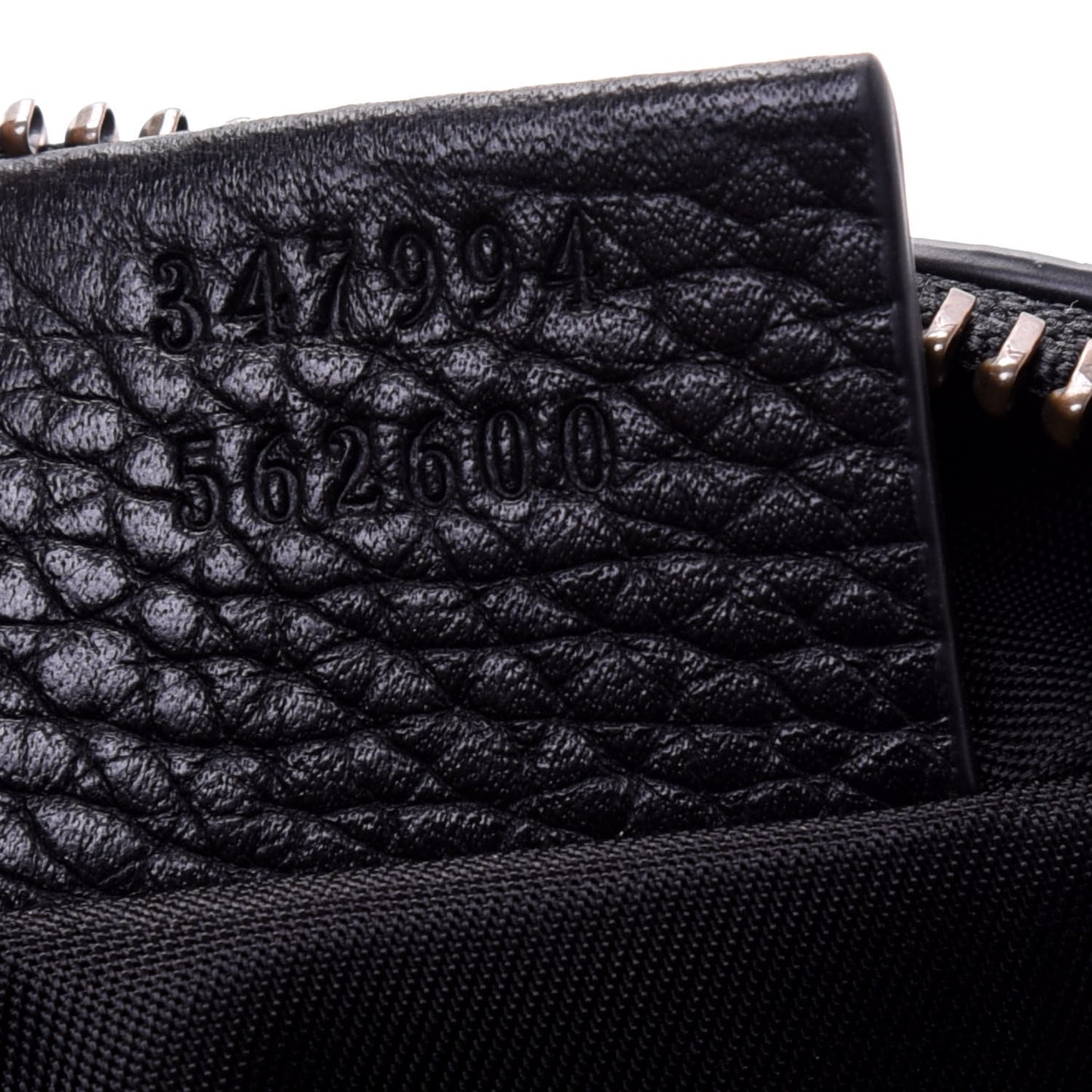 Pebbled Calfskin Mini Soho Disco Bag Black