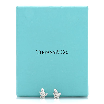 Tiffany Sterling Silver Paloma Picasso Olive Leaf Earrings 5 of 5