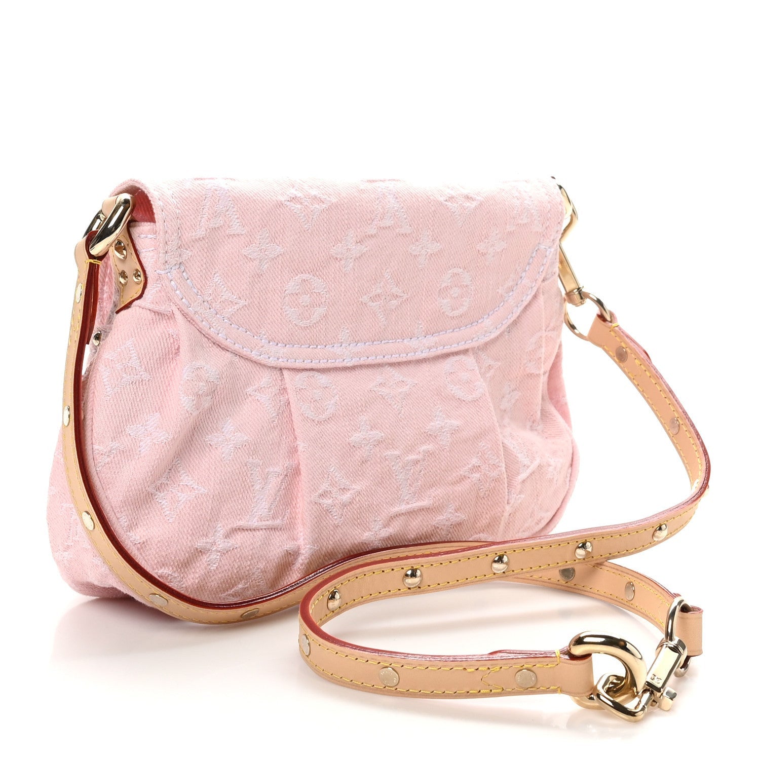 Louis Vuitton Monogram Denim Sunset Washed Pink 3 of 7
