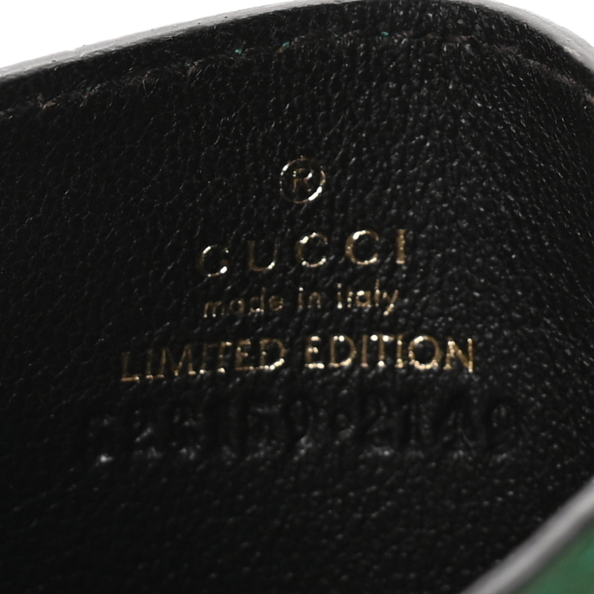 Gucci G Supreme Monogram Flora Web Ophidia Card Holder Green 7 of 7
