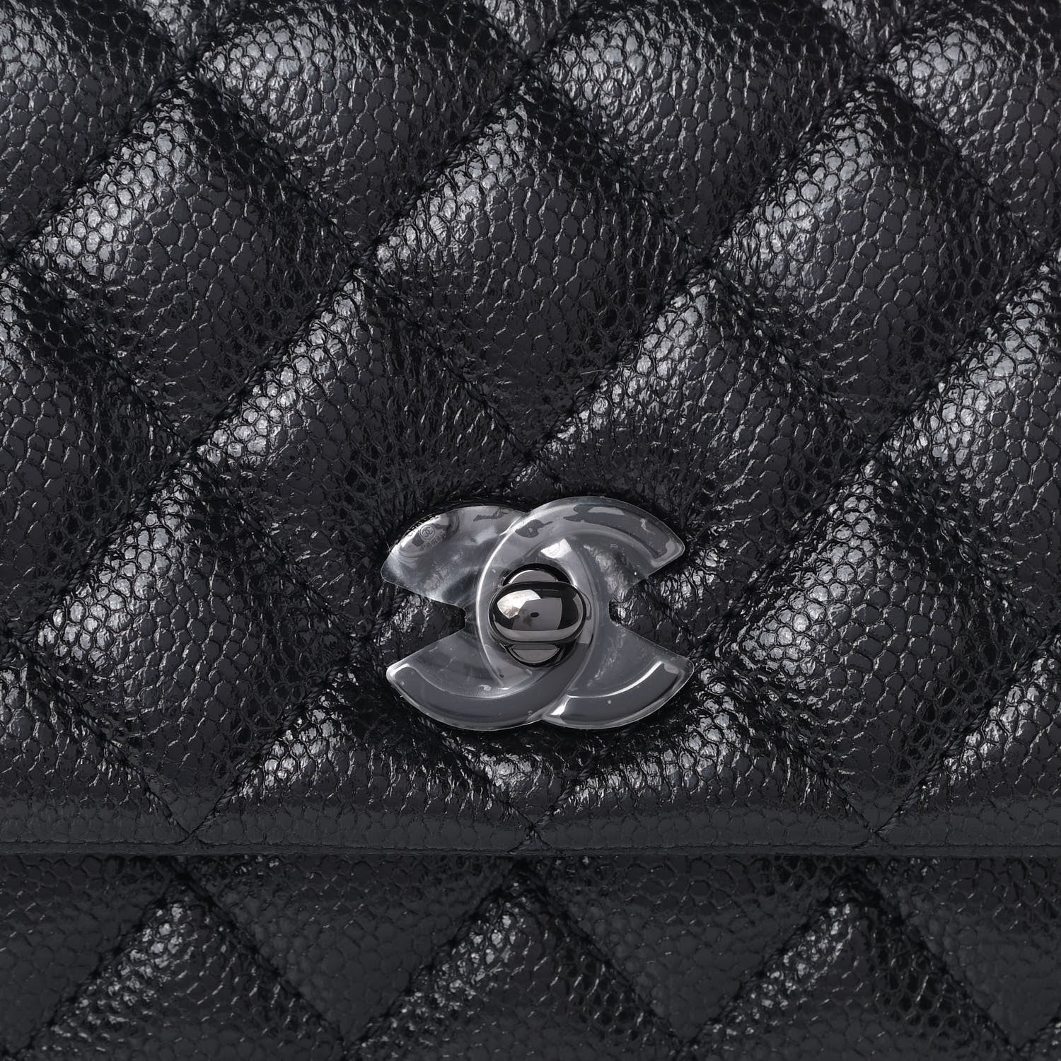 Chanel Caviar Quilted Mini Coco Handle Flap So Black 4 of 9