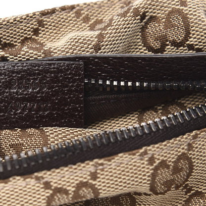 Gucci GG Monogram Double Pocket Belt Bag Dark Brown 8 of 10