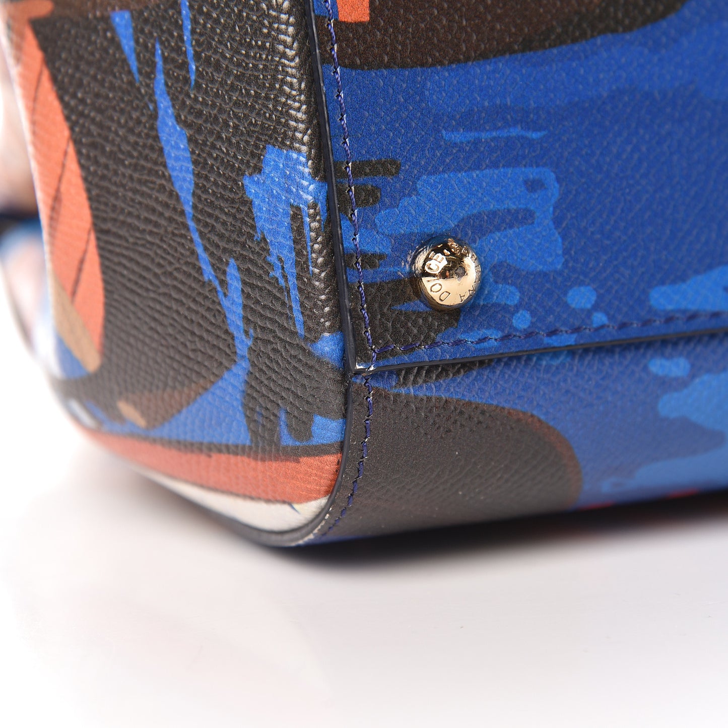 Dauphine Venezia Printed Medium Miss Sicily Satchel Multicolor