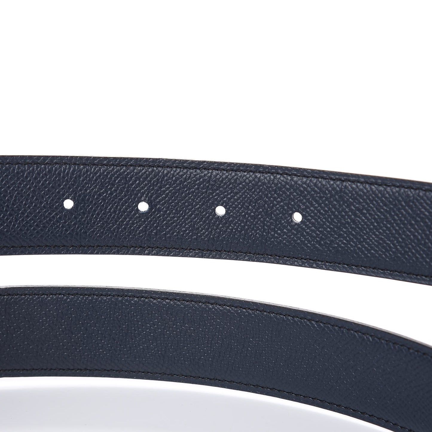 Epsom 32mm H Belt 90 Etain Bleu Saphir