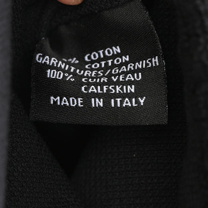 Chanel Terry Cotton CC Beach Tote Set Black 9 of 13