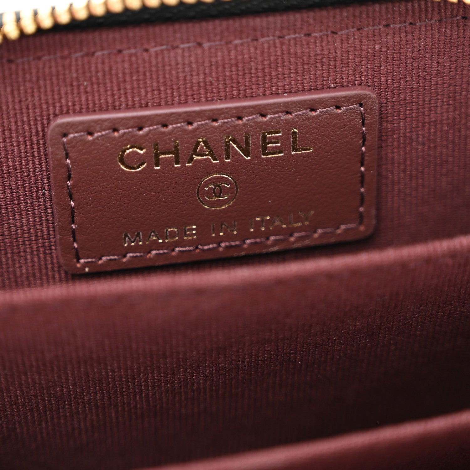 Chanel Caviar Quilted Zip Coin Purse Black 6 of 8