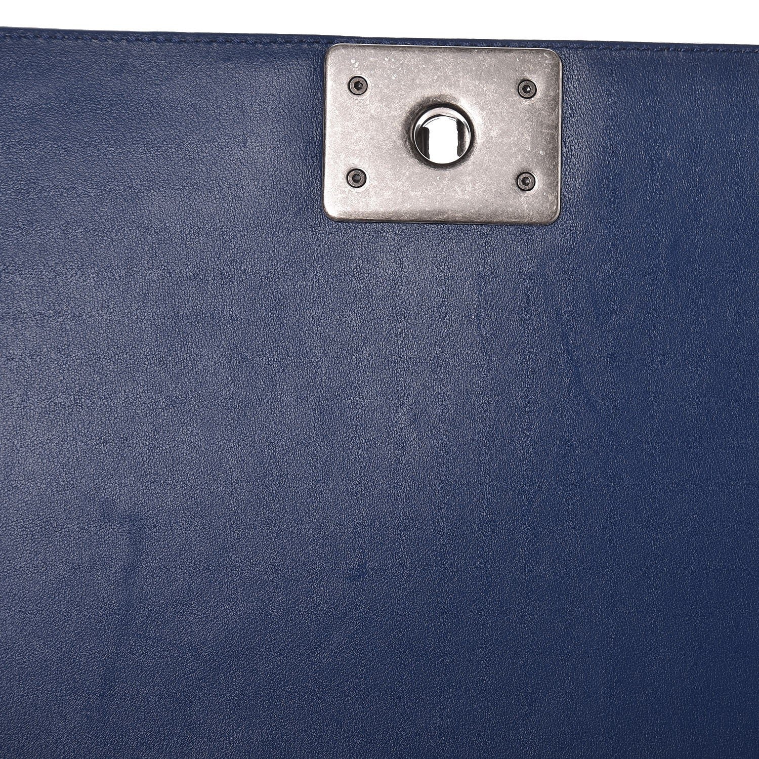 Chanel Lambskin Quilted New Medium Boy Flap Dark Blue 8 of 10