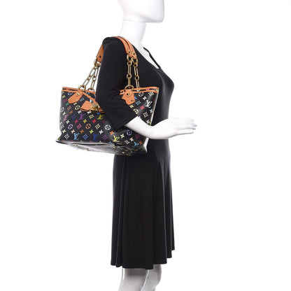 Louis Vuitton Monogram Multicolor Annie GM Black 2 of 10