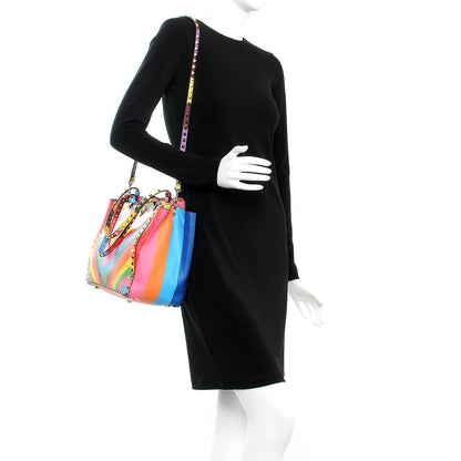 Valentino Garavani Vitello 1973 Medium Rockstud Tote Multicolor 2 of 8