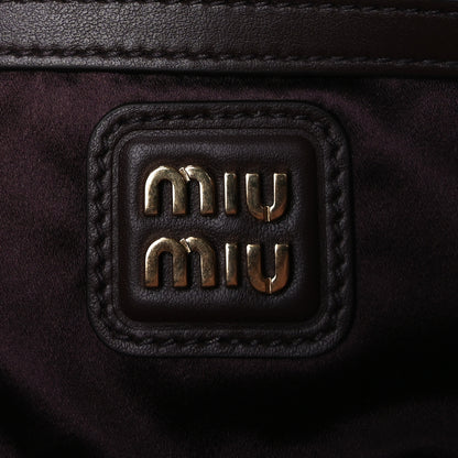 Miu Miu Calfskin Arcadie Top Handle Bag Radica 5 of 8
