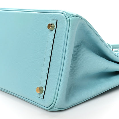 Hermes Epsom BIRKIN 30 Bleu Atoll 10 of 10