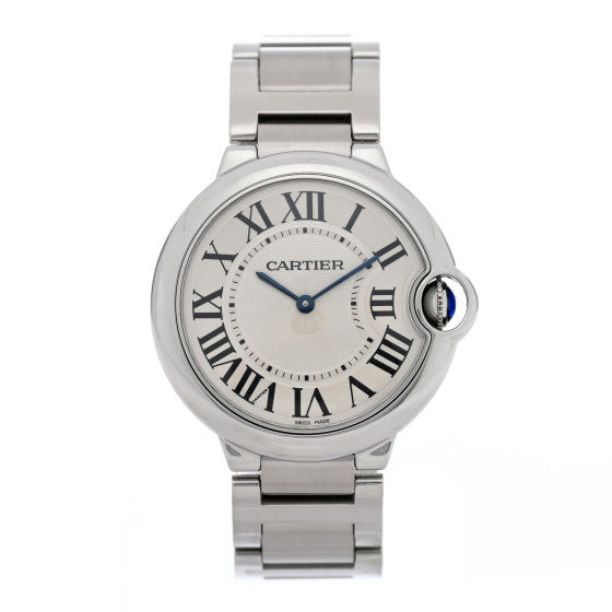 Cartier Stainless Steel 36mm Ballon Bleu De Quartz Watch 1 of 1