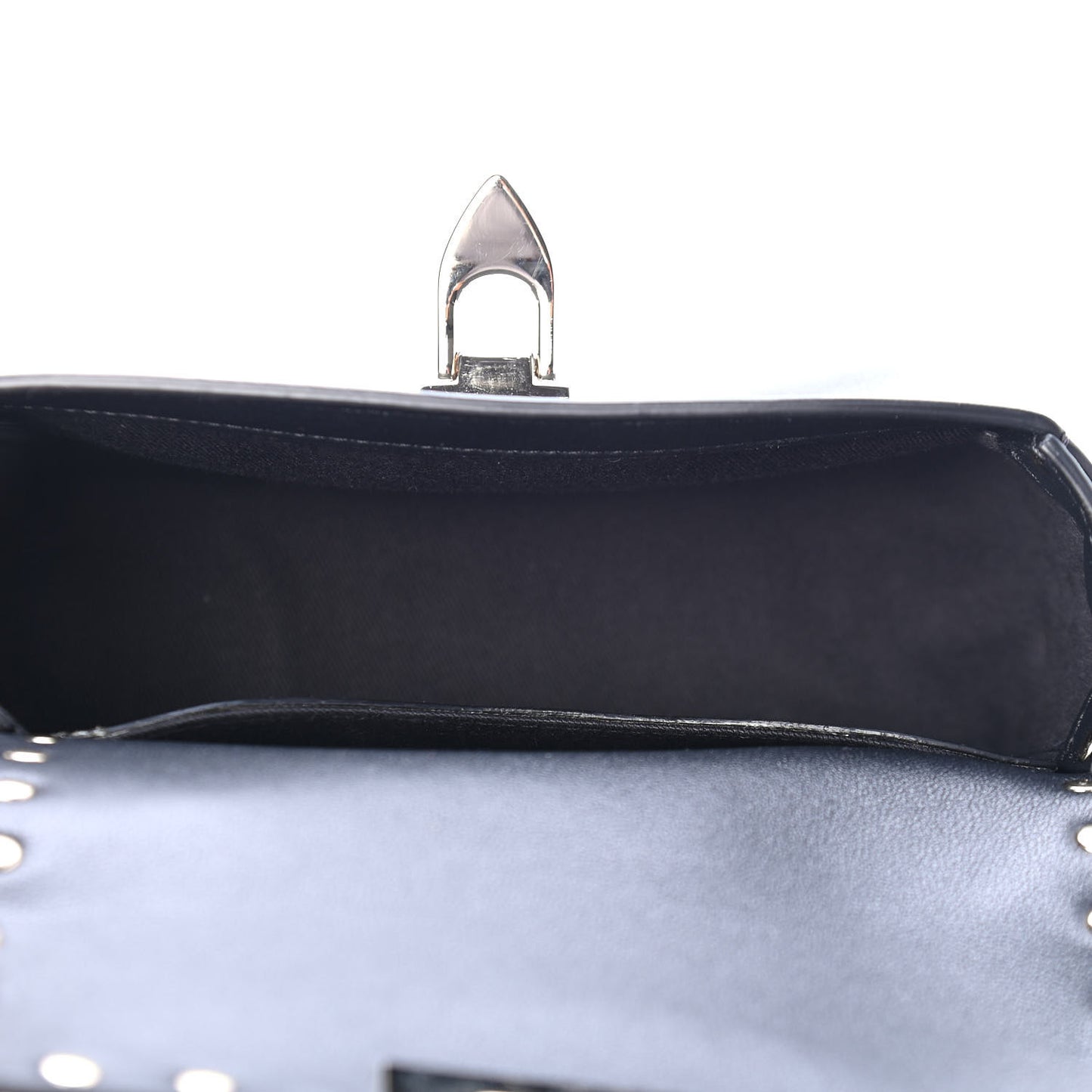 Vitello Mini Rockstud Crossbody Bag Black